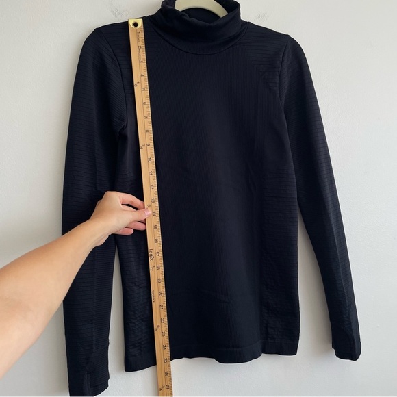 Athleta Flurry Blizzard Rib Turtleneck running performance base layer stretchy S - Picture 11 of 13
